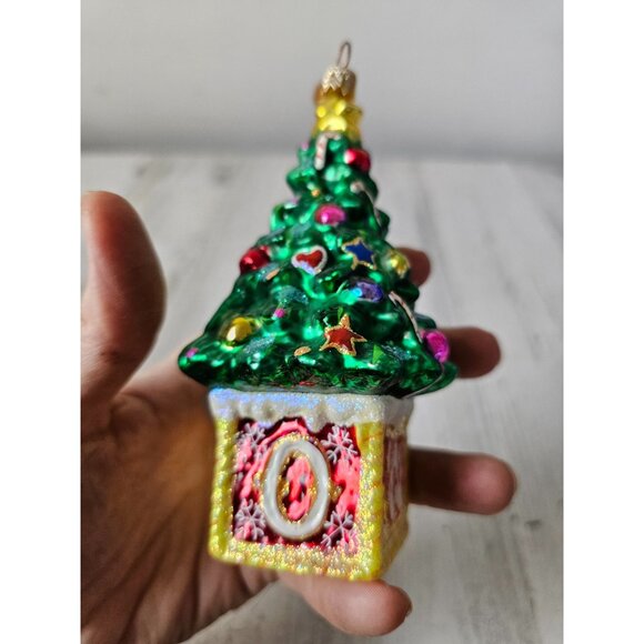 Radko Tannenbaum Snow tree vintage ornament Xmas tree - Picture 7 of 10